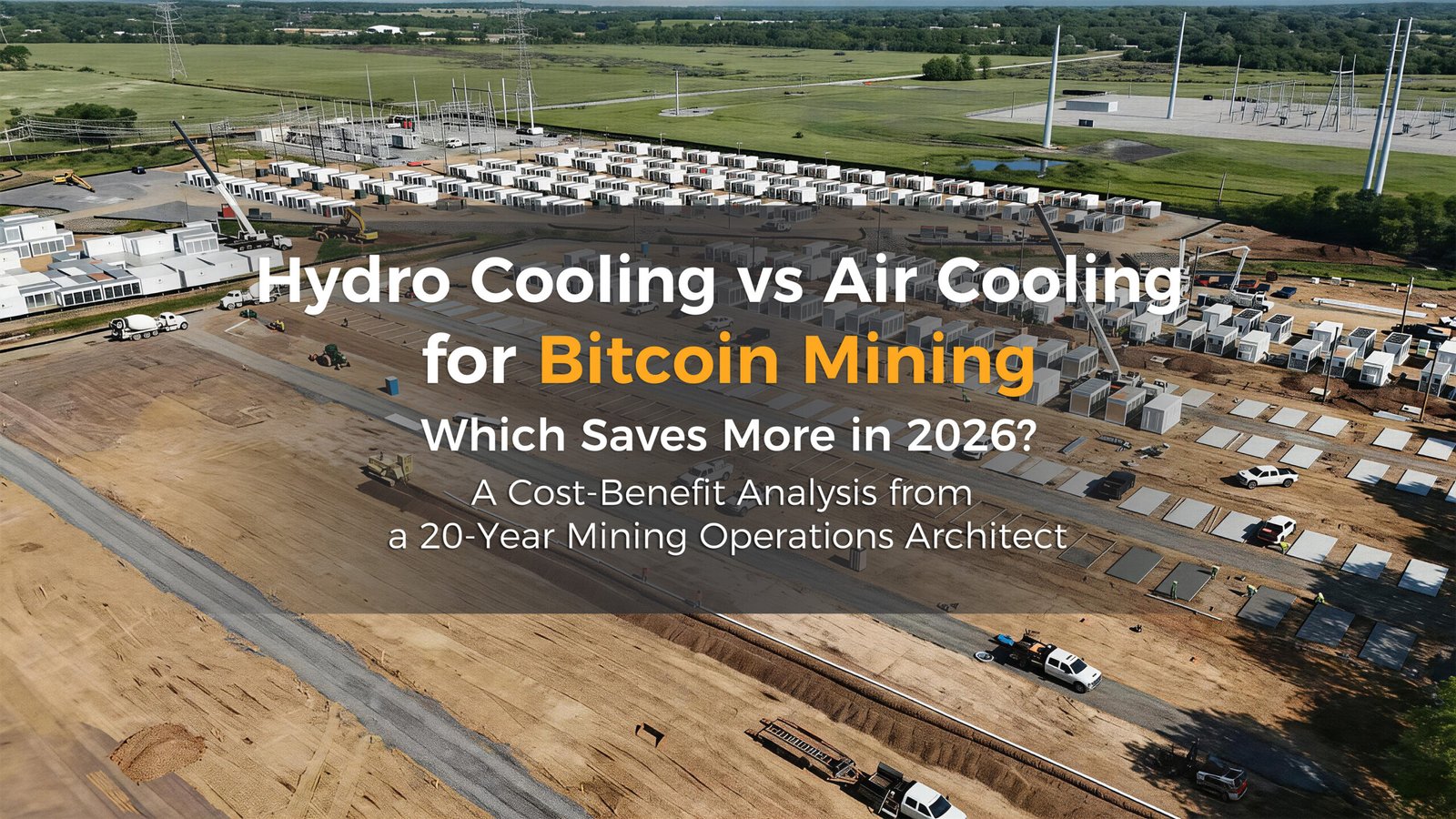 Hydro Cooling vs Air Cooling for Bitcoin Mining