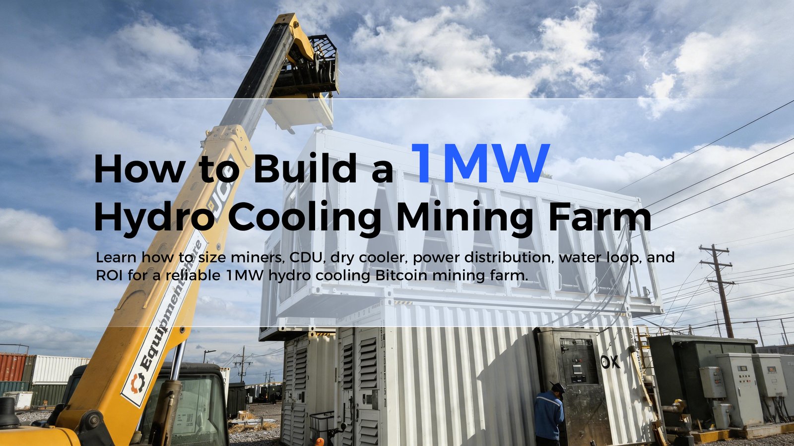 How to Build a 1MW Hydro Cooling Mining Farm
