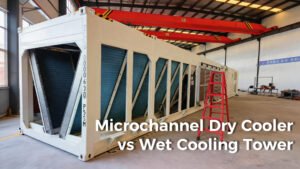 Microchannel Dry Cooler vs Wet Cooling Tower