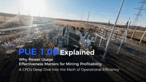 PUE 1.06 Explained Why Power Usage Effectiveness Matters for Mining Profitability