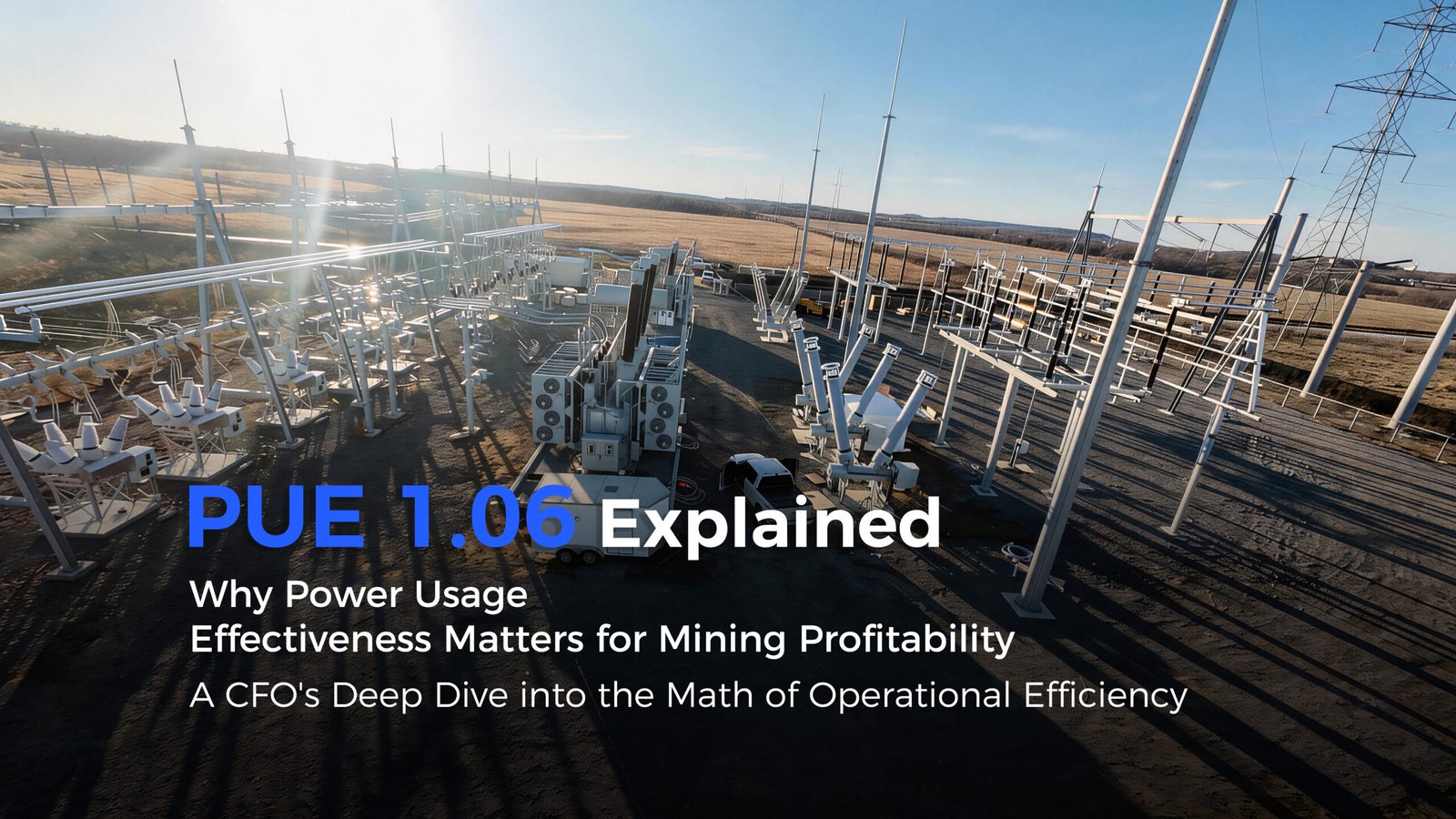 PUE 1.06 Explained Why Power Usage Effectiveness Matters for Mining Profitability