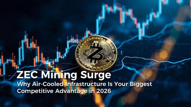ZEC Mining Surge: Why Air-Cooled Infrastructure Is Your Biggest Competitive Advantage in 2026
