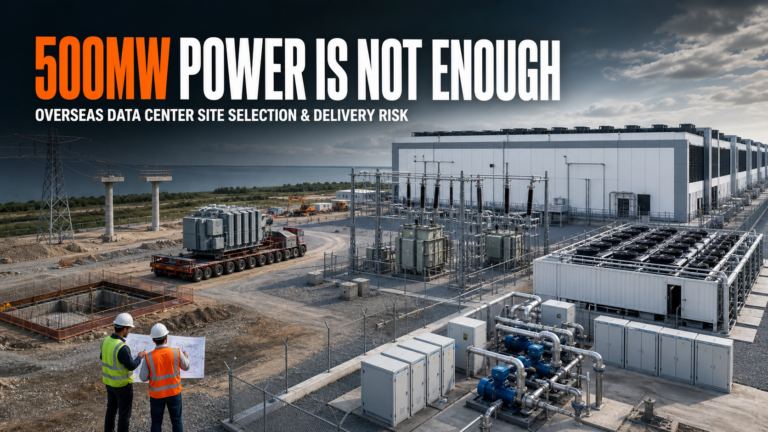A 500MW Power Supply May Still Fail to Deliver: Overseas Compute Center Site Selection and Delivery Risk Checklist