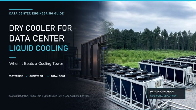 Dry Cooler for Data Center Liquid Cooling: When It Beats a Cooling Tower
