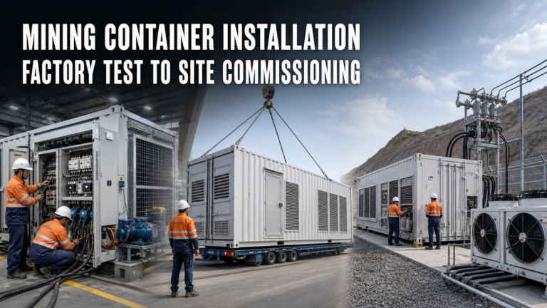Mining Container Installation Checklist: From Factory Test to Site Commissioning